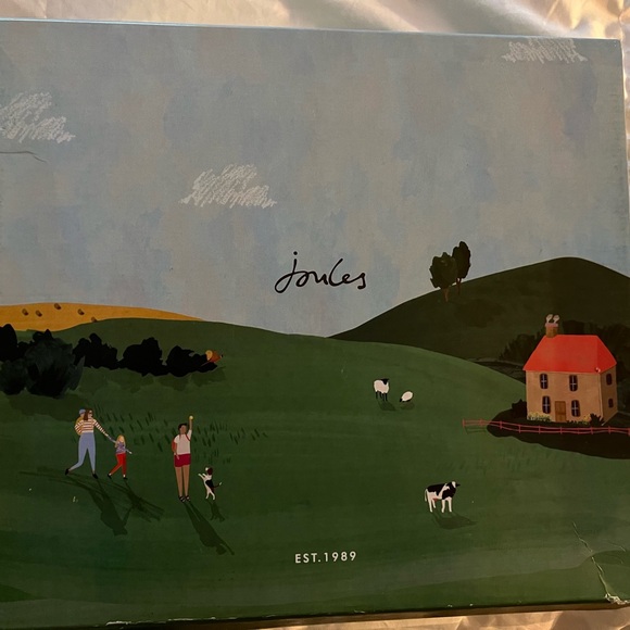 Joules Brown Leather hiking boots-Brand New in box  Size 10 - Picture 2 of 2